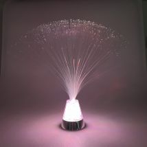 Fibre Optic Colour Change Lamp - Crystal Base
