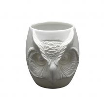 Owl Face Porcelain Tealight Holder