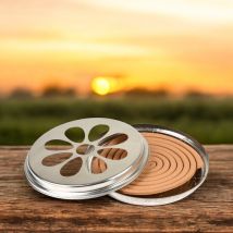 10PK Citronella Coils in Metal Tin
