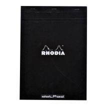 Schrijfblok Rhodia A4 dots 80 vel 90gr zwart