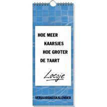Verjaardagskalender Loesje 6 32x13cm