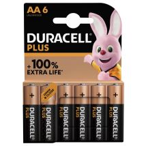 Batterij Duracell Plus 6xAA