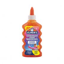 Kinderlijm Elmer's glitter oranje