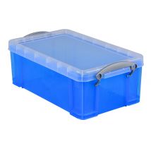Opbergbox Really Useful 5 liter 340x200x125mm transparant blauw