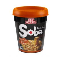 Noodles Nissin Soba sukiyaki beef cup
