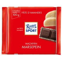 Chocolade Ritter Sport puur-marsepein 100gr