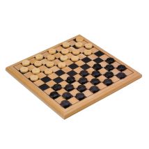 Damspel Longfield Games hout 30x30cm