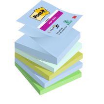 Memoblok Post-it Z-Notes R330 Super Sticky 76x76mm Oasis 5 stuks
