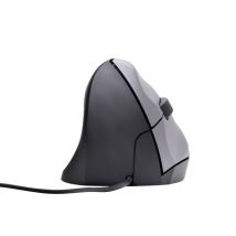 Muis Ergofy SRM  VS4 links draad zilver zwart