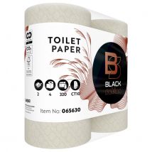 Toiletpapier BlackSatino CT10 GreenGrow 2-laags 4x320 vel naturel 066870