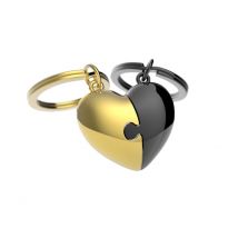 Sleutelhanger Metalmorphose puzzelhart
