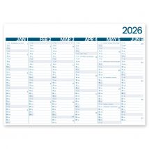 6-Maandkalender 2026 INNI Groot Memento 430x320mm