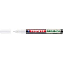 Paintmarker edding 51 EcoLine op waterbasis 1-2mm wit