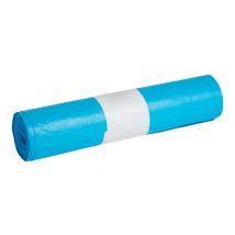 Afvalzak Propsac HDPE T23 58x100cm 70L blauw rol à 25 stuks