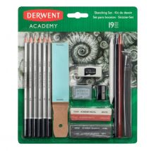 Grafietschetsset Derwent Academy 19-delig