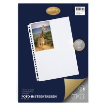 Fototas Multo A4 23-gaats 4-vaks 10X15cm PP transparant 10 stuks