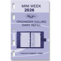 Agendavulling 2025 Kalpa Mini 7dagen/2pagina's