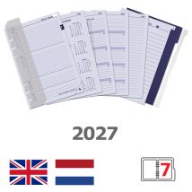 Agendavulling 2025 Kalpa A5 jaardoos 7dagen/2pagina's