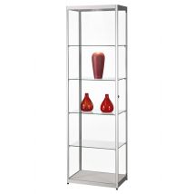 Vitrinekast SDB mpc-600 led zilver 600x400x2000mm