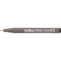 Fineliner Artline technisch 0.5mm zwart