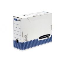 Archiefdoos Bankers Box System A4 100mm wit blauw