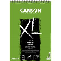 Tekenblok Canson XL Dessin A3 160gr spiraal 50 vel