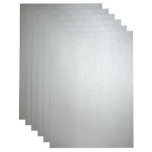 Kopieerpapier Papicolor A4 300gr 3 vel metallic zilver