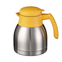 Thermoskan Bravilor dubbelwandig 1 liter RVS geel