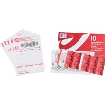 Postzegel Belgie aangetekend kit à 10 stuks