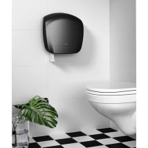 Toiletpapierdispenser Katrin Gigant L jumbo klein zwart 92162