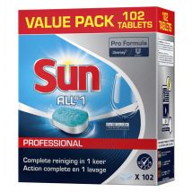 Vaatwastabletten Sun Pro Formula All-in-one 102 stuks