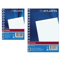 Notitieboek Djois Atlanta A6 lijn 100blz met zijspiraal