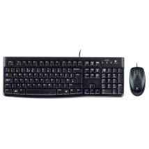 Toetsenbord Logitech K120 Qwerty +muis zwart