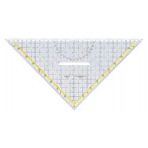Geodriehoek Aristo 1648/2 325mm met greep transparant