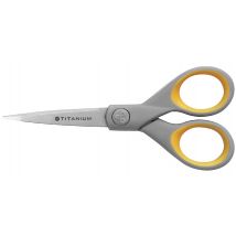 Kantoorschaar Westcott 130mm met softgrip titanium