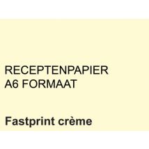 Receptpapier Fastprint A6 80gr creme 2000 vel