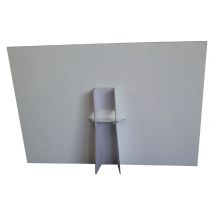 Foamboard steun A3 178X190mm wit