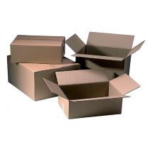 Verzenddoos CleverPack enkelgolf 200x150x100mm bruin pak à 25 stuks