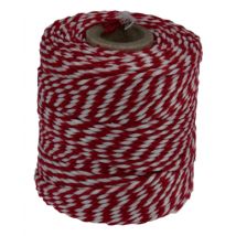 Touw Muller katoen 50 gram 45 meter rood/wit