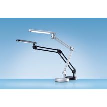 Bureaulamp Hansa led 4 stars zilvergrijs