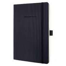 Notitieboek Sigel Conceptum Pure A5 194blz 80gr lijn zwart