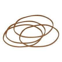 Elastiek Standard Rubber Bands 18 80x1.5mm 50gr 160 stuks bruin