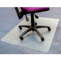 Stoelmat Floortex PVC 120x90cm voor zachte vloeren