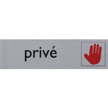 Infobord pictogram prive 165x44mm