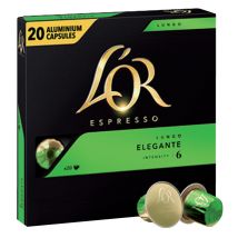 Koffiecups L'Or espresso Lungo Elegante 20 stuks