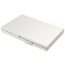 Visitekaartenhouder duo aluminium