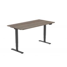 Elektrisch verstelbaar zit-sta bureau Tsherysh Economy Black Robson 140 x 80