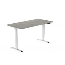 Elektrisch verstelbaar zit-sta bureau Tsherysh Economy White Oxyd 120 x 80