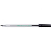 Balpen Bic Ecolutions round stic medium zwart