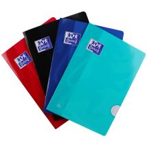 Schrift Oxford School A4 ruit 5x5mm 72 pagina's 80gr assorti